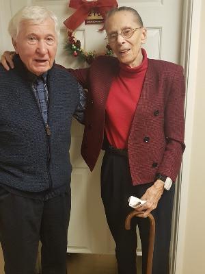 Opa and Oma in their later years when they were living with Dementia. Spending time together at the holidays.