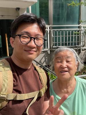 My grandma and I!