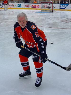 back on the ice at 74!